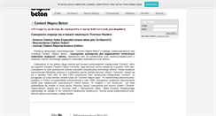 Desktop Screenshot of cementwapnobeton.pl